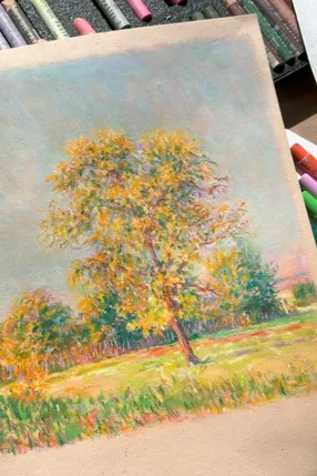 오일파스텔-명화모작-시슬리